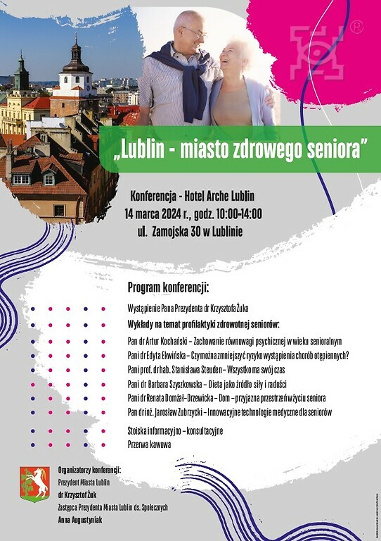 Akcja Lublin miasto zdrowego seniora hotel ARCHE 14.III